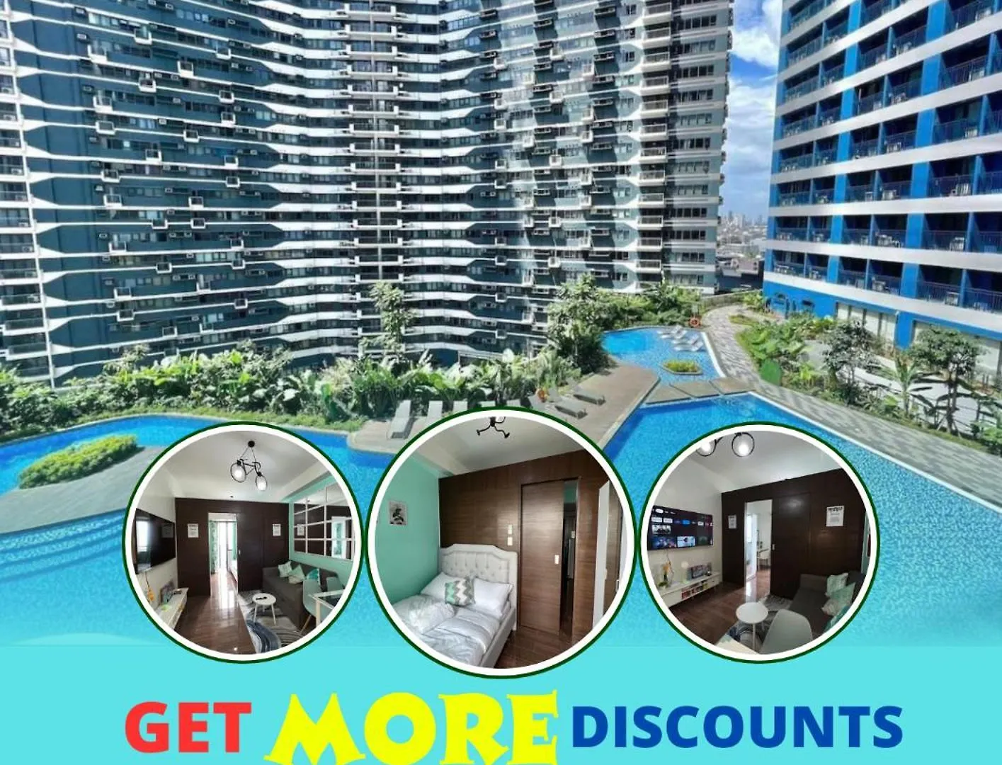 Cozy Condo Apartment In Makati / Manila With Mall, Restaurants, Groceries, Pool, Netflix, Disney+ And More